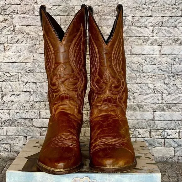 Vintage Brown Cowboy & Western Boots - Picture 2 of 6